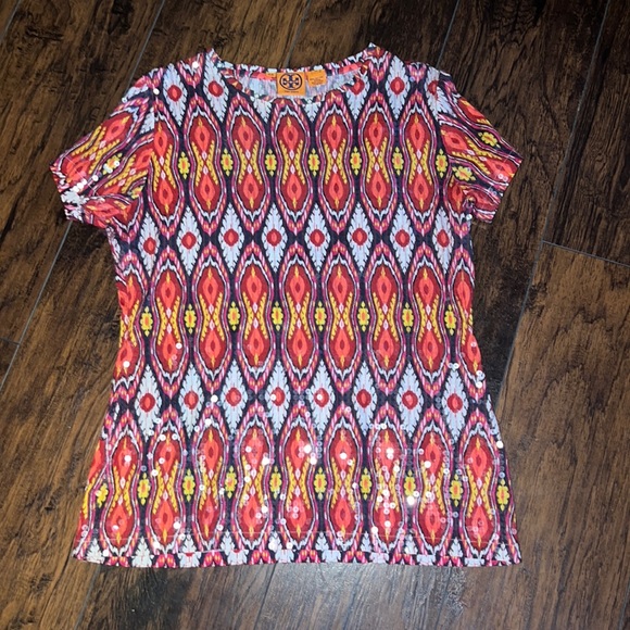 Tory Burch Sequin Top - Picture 1 of 11